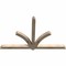 Ekena Millwork Redmond Rough Sawn Timber Gable Bracket, Douglas Fir, 84"W x 53"H x 4"D x 4"F, 15/12 Pitch GBW084X53X0404RED00RDF - alternate 3